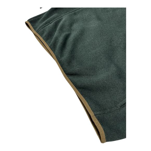 LL Bean Mens Large Pullover Green L Regular Fleece Snap T Sweatshirt Gorpcore - Picture 6 of 7